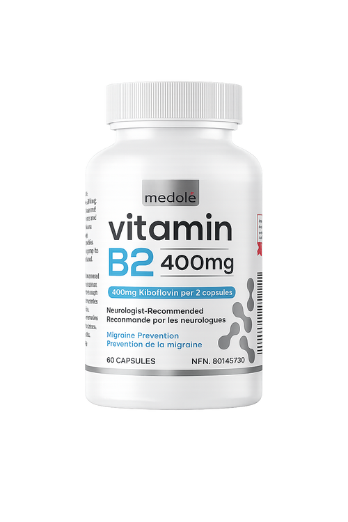 Vitamin B2 400mg for Migraine Prevention