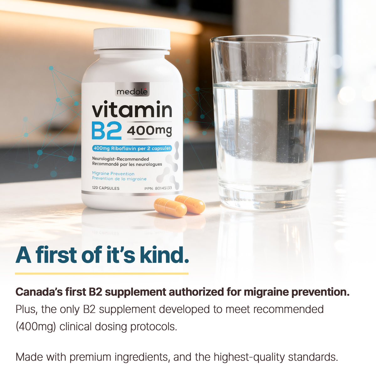 Vitamin B2 400mg for Migraine Prevention